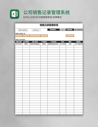 公司销售记录管理系统