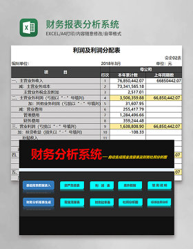 财务报表分析系统