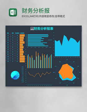 财务分析报表Execl模板