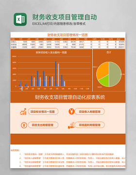 财务收支项目管理自动化报表系统