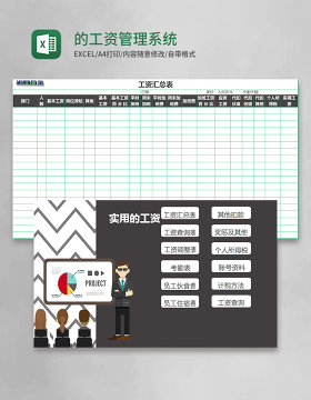 实用的工资管理系统excel表格