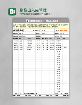 物品出入库管理