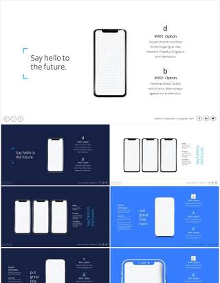 手机设备电脑模型展示PPT素材模板Devices & Mockups