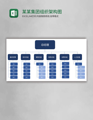 某某集团组织架构图