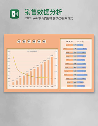 销售数据分析Execl模板