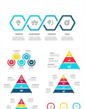 彩色金字塔并列关系信息摘要目录文本PPT元素Abstract
