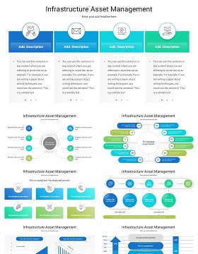 基础设施资产管理结构信息图PPT模板Infrastructure Asset Management