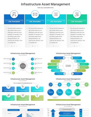基础设施资产管理结构信息图PPT模板Infrastructure Asset Management