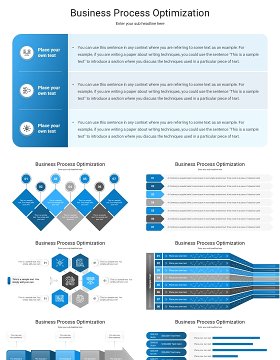 商业业务流程优化信息图结构图PPT模板Business Process Optimization