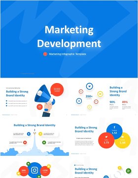 市场开发拓展信息图PPT模板Marketing Development