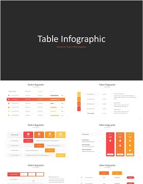 表格信息图表PPTT素材模板able Infographic Powerpoint