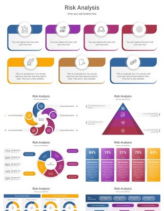 风险评估分析PPT信息图表素材Risk Analysis