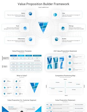 价值定位信息图PPT模板Value Proposition Template