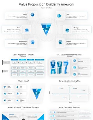 价值定位信息图PPT模板Value Proposition Template