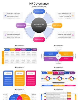 人力资源管理信息图PPT模板素材HR Governance