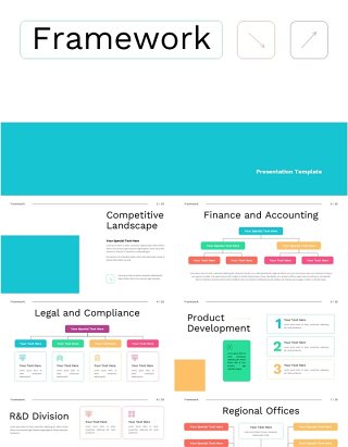 组织结构图PPT素材模板Organizational Structure Presentation Template