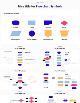 流程图架构图PPT图表素材Flowchart Infographic