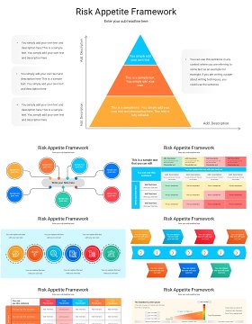 风险偏好框架信息图PPT模板Risk Appetite Framework