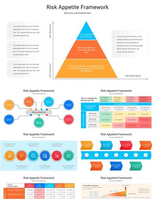 风险偏好框架信息图PPT模板Risk Appetite Framework