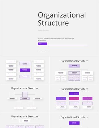 公司人员组织架构图PPT素材Organizational Structure