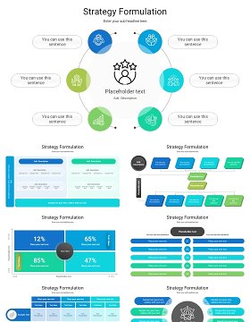 战略策略制定PPT信息图表素材Strategy Formulation
