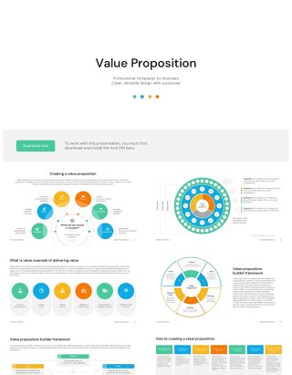 价值主张价值定位信息图PPT模板Value Proposition