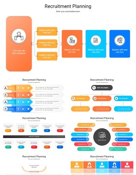 招聘规划信息图PPT模板素材Recruitment Planning