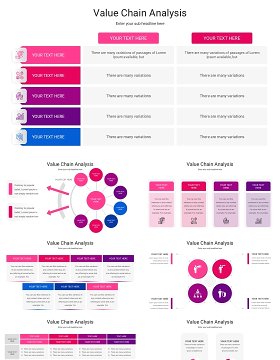 价值链分析PPT模板素材VALUE CHAIN ANALYSIS