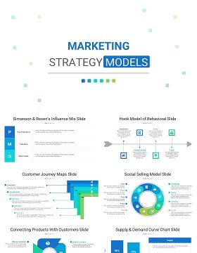 营销策略市场战略信息图PPT模板素材Marketing Strategy Model Template