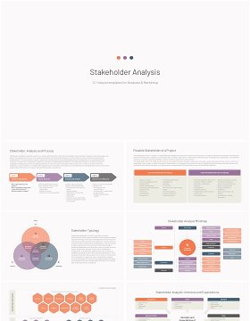 利益相关者分析信息图PPT模板素材Stakeholder Analysis