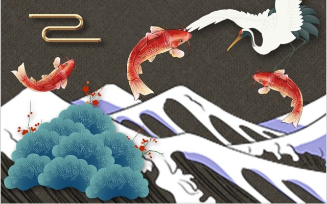 竖版手机版国潮中国风古风PPT模板 竖版手机版国潮中国风古风PPT模板