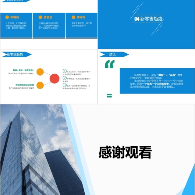 新零售对物流企业的影响分析报告PPT模板 新零售对物流企业的影响分析报告PPT模板