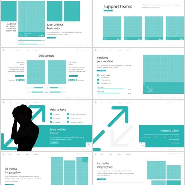 项目计划产品宣传策划PPT模板版式设计Expand Powerpoint Template