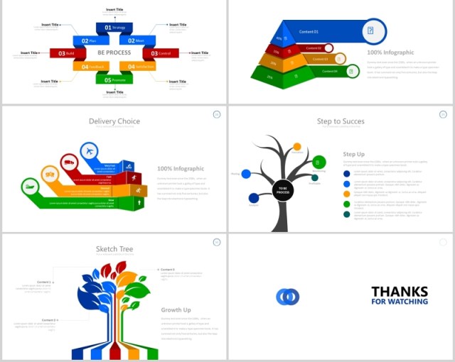 创意领奖颁奖台阶成功阶梯图表PPT可插图排版模板Anting - Powerpoint Template