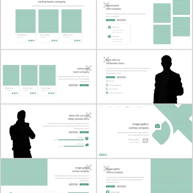 公司简介产品策划项目工作汇报PPT模板版式设计Contrax - Powerpoint Template 公司简介产品策划项目工作汇报PPT模板版式设计Contrax - Powerpoint Template