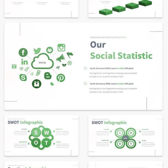 多功能PPT信息演示模板EAGLE ultipurpose PowerPoint Presentation Template