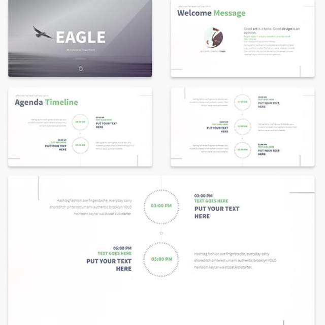 多功能PPT信息演示模板EAGLE ultipurpose PowerPoint Presentation Template