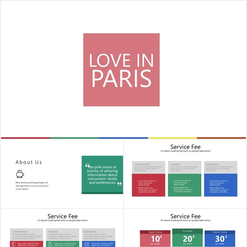 手机平板电脑设备模型展示PPT素材模板love in paris powerpoint