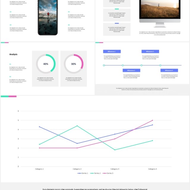 户外旅游展示宣传PPT模板confiant clean simple powerpoint template