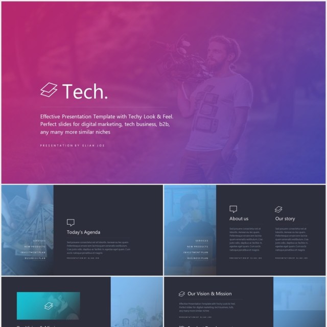 商业互联网技术项目宣传展示PPT模板tech powerpoint template 商业互联网技术项目宣传展示PPT模板tech powerpoint template