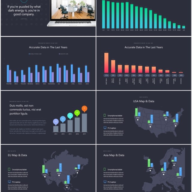 商业互联网技术项目宣传展示PPT模板tech powerpoint template