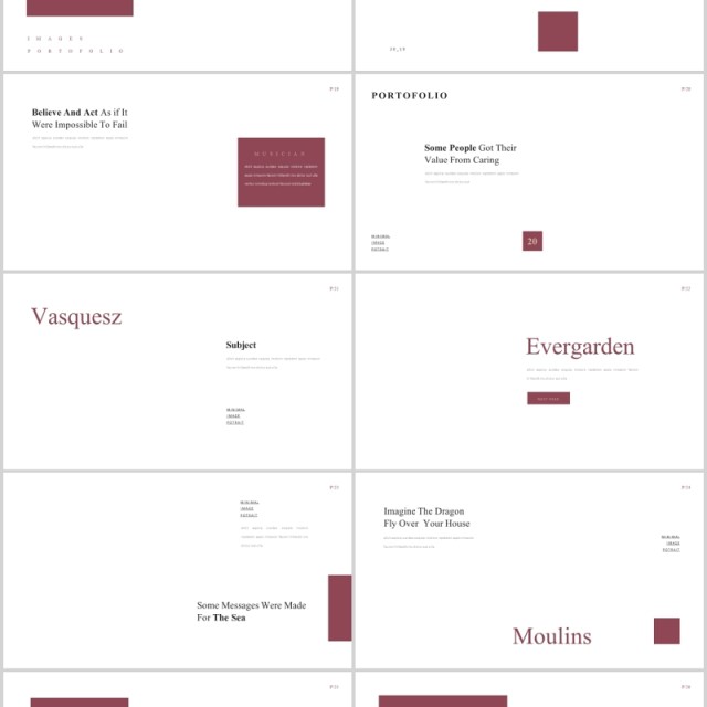 时尚简约欧美PPT图片排版模板Montseur Powerpoint 时尚简约欧美PPT图片排版模板Montseur Powerpoint