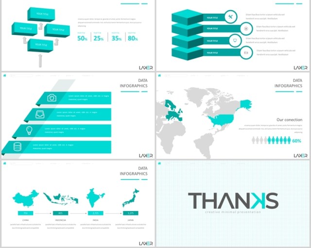 公司介绍个人简历PPT模板版式设计Laker Powerpoint Template