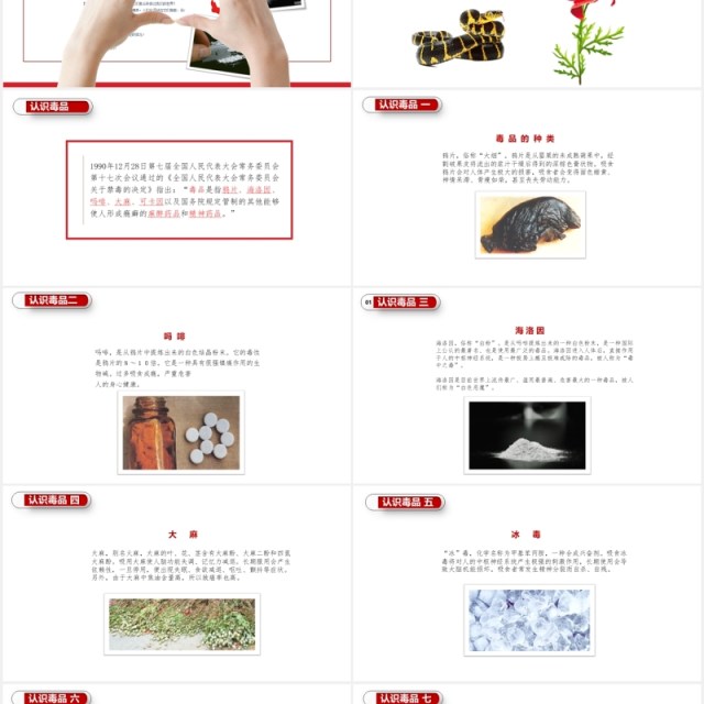简洁远离毒品珍惜生命禁毒主题教育宣传PPT模板 简洁远离毒品珍惜生命禁毒主题教育宣传PPT模板