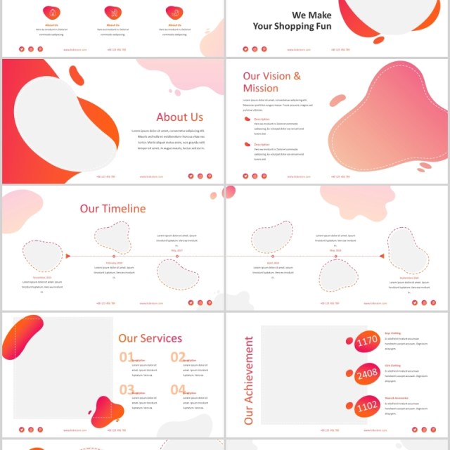 粉色创意趣味儿童教育行业PPT图片排版设计模板Kide - Playful Powerpoint Template