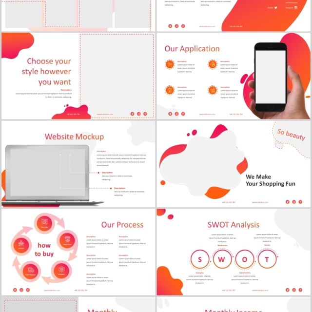 粉色创意趣味儿童教育行业PPT图片排版设计模板Kide - Playful Powerpoint Template