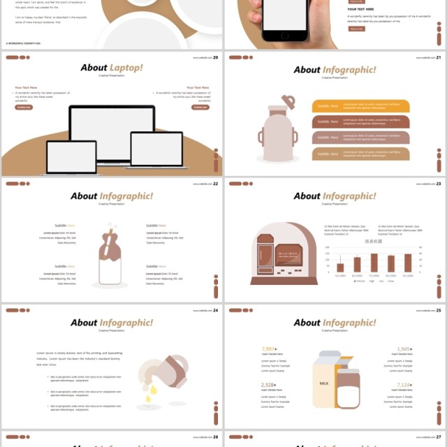 农场美食餐饮PPT模板Welfarm Powerpoint Template