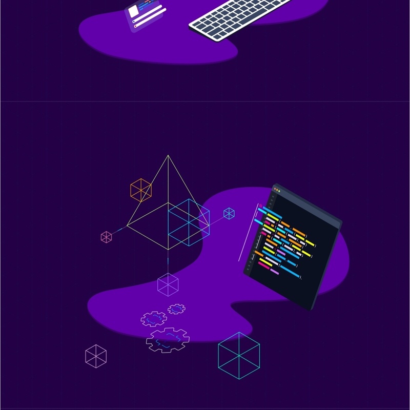 区块链平台2.5D等距插画矢量素材等距图 Blockchain Platform Isometric Illustration 区块链平台2.5D等距插画矢量素材等距图 Blockchain Platform Isometric Illustration