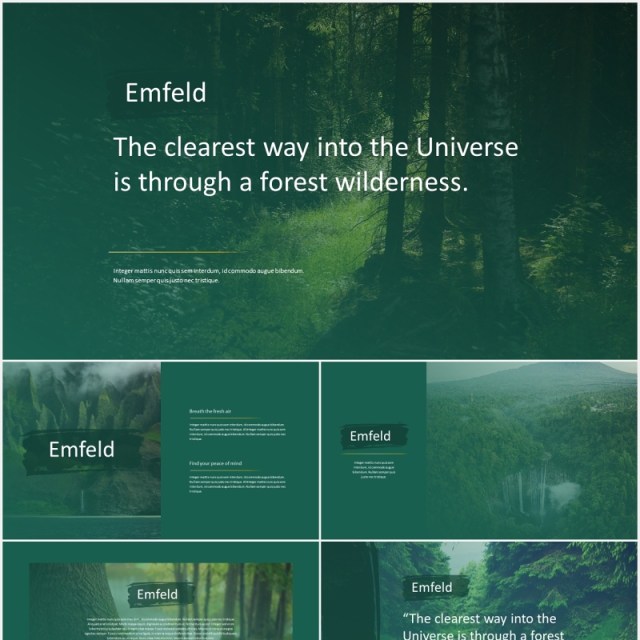 绿色户外旅游PPT模板emfeld powerpoint template 绿色户外旅游PPT模板emfeld powerpoint template