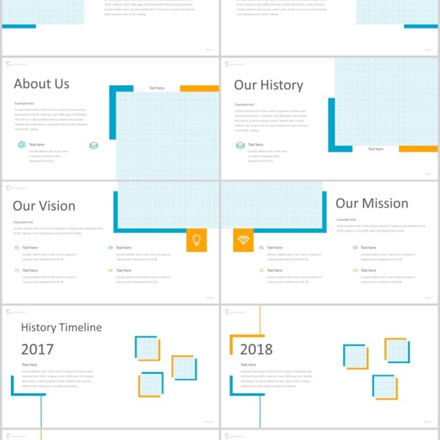 公司介绍企业宣传PPT模板Losy - Powerpoint Template